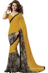Ishin Printed Fashion Georgette Sari